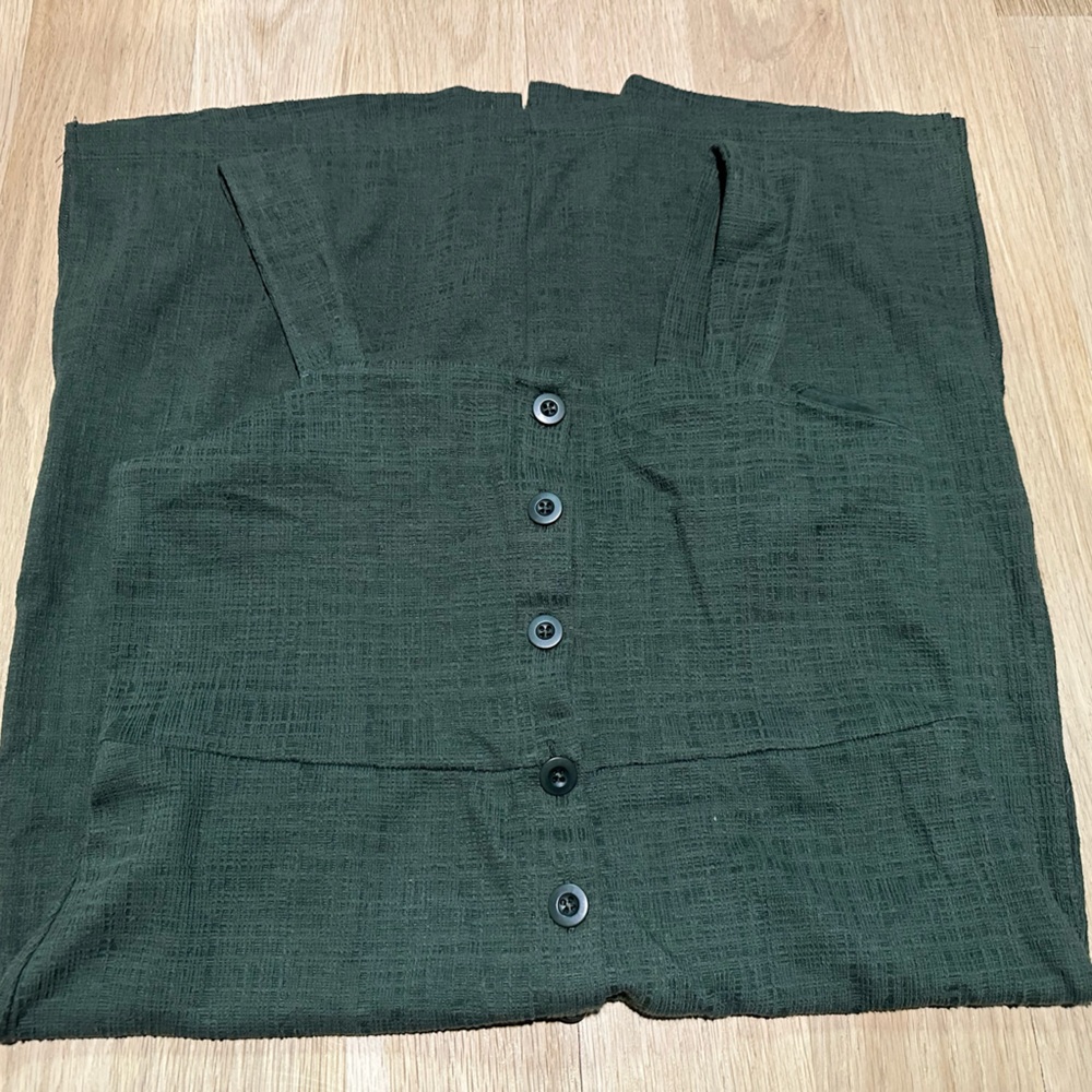 Madewell Texture and Thread Button Down Dress Medium NWT - Picture 5 of 5
